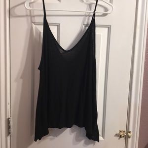 Black tank top